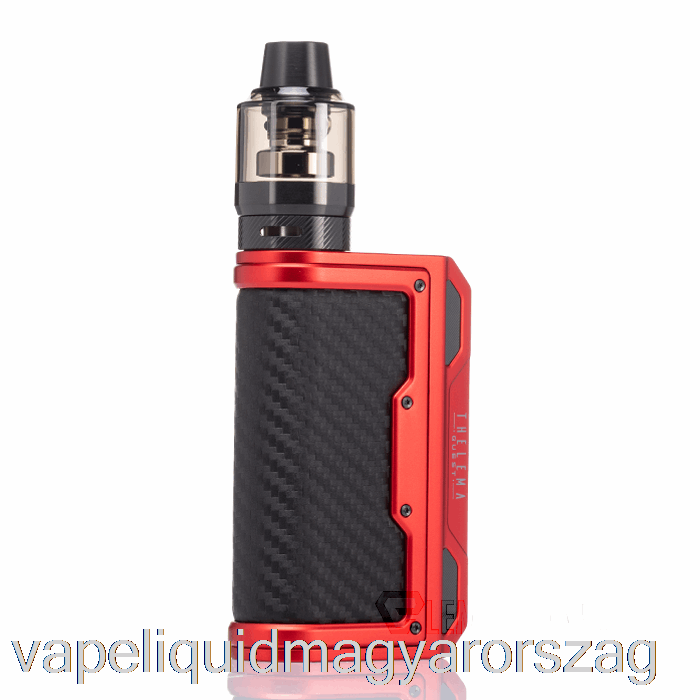 Elveszett Vape Thelema Quest 200w-os Kezdőkészlet Piros / Szénszálas Vape Toll